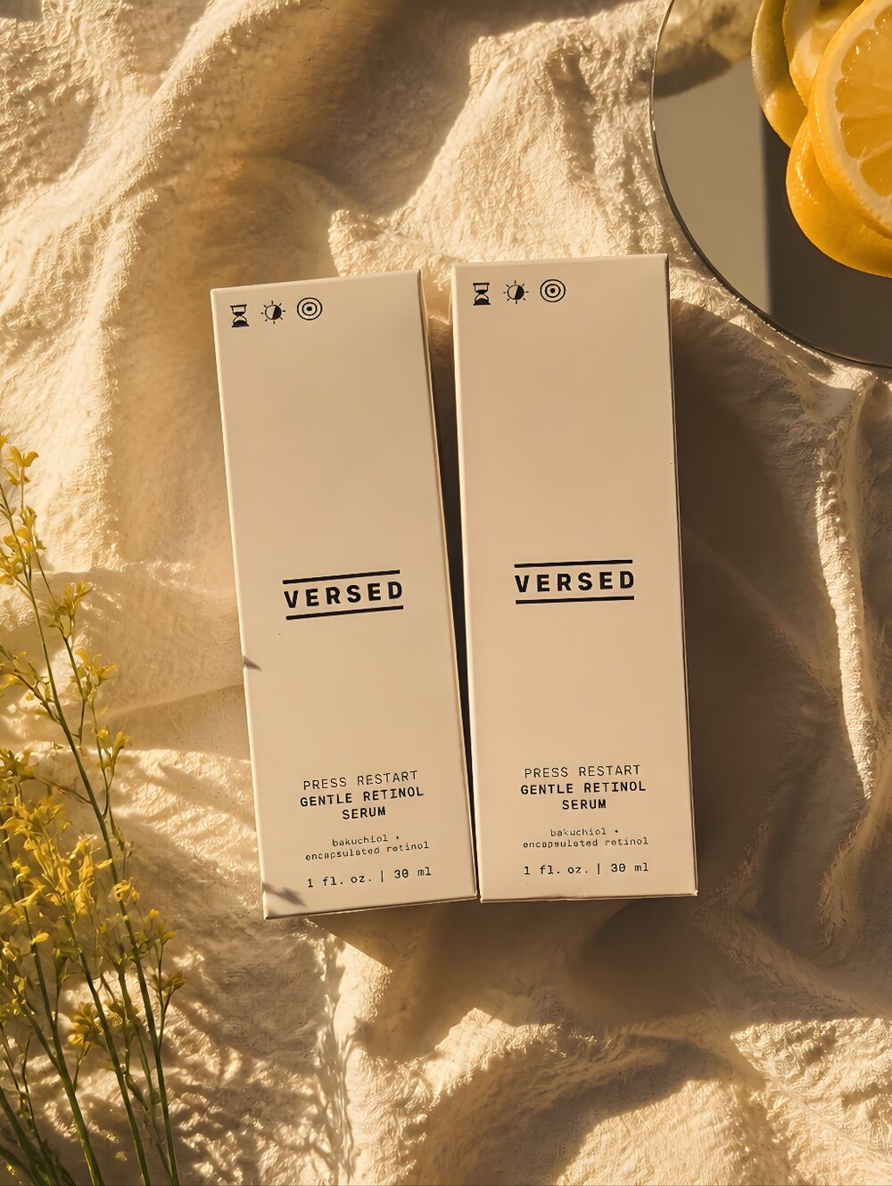 Versed-Press Restart Gentle Retinol Serum-Gentle On Skin- New In Box- 30ml